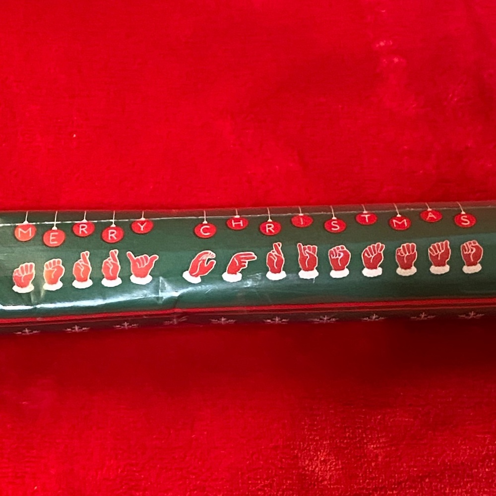 Unique ASL Christmas Wrapping – Santa Style!”